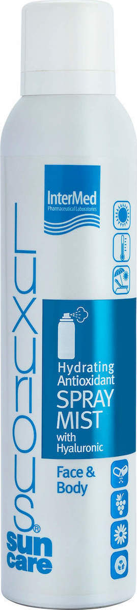 Φωτογραφία προϊόντος: Intermed Sun Care Spray Mist Hydrating Antioxidant Face & Body 200ml