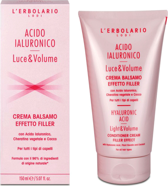 Φωτογραφία προϊόντος: L' Erbolario Conditioner Cream Effect Filler with Hyaluronic Acid Keratin & Coconut 150ml