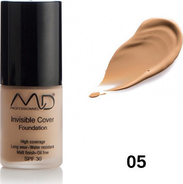 Φωτογραφία προϊόντος: MD Professionnel Invisible Cover Foundation SPF30 05 Bronze 15ml