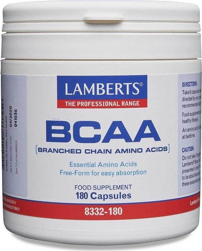 Φωτογραφία προϊόντος: Lamberts BCAA 180 κάψουλες