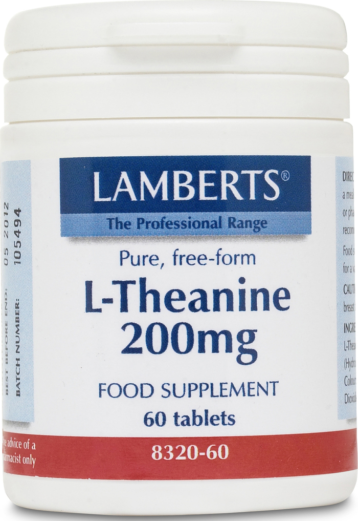 Φωτογραφία προϊόντος: Lamberts L-Theanine 200mg 60 ταμπλέτες