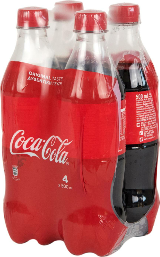 Φωτογραφία προϊόντος: Coca Cola 4x500ml
