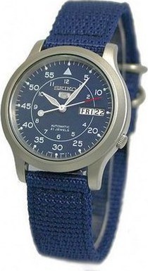 Φωτογραφία προϊόντος: Seiko 5 Gent Fabric Blue Strap
