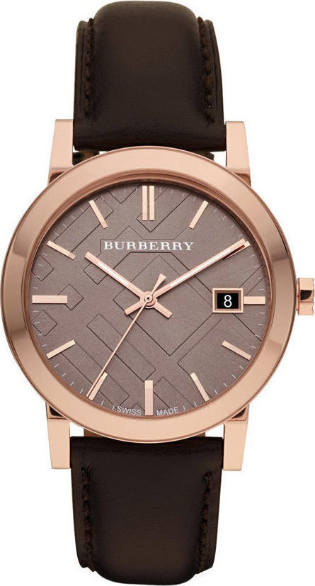 Φωτογραφία προϊόντος: Burberry Men's Large Check Brown Leather Strap