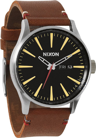 Φωτογραφία προϊόντος: Nixon The Sentry Brown Leather Strap