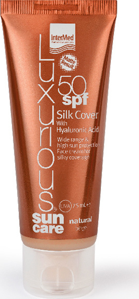 Φωτογραφία προϊόντος: Intermed Luxurious Sun Care Silk Cover Natural Beige SPF50 75ml