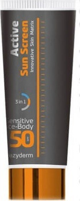 Φωτογραφία προϊόντος: Frezyderm Active Sun Screen Sensitive Face and Body SPF50 150ml