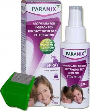 Φωτογραφία προϊόντος: Paranix Spray 100ml + χτένα
