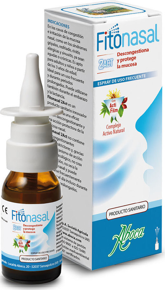 Φωτογραφία προϊόντος: Aboca Fitonasal 2Αct Spray 15ml