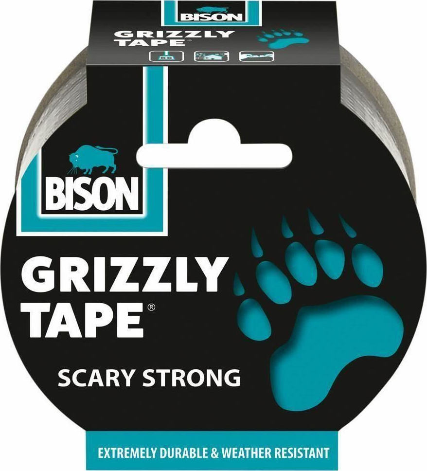 Φωτογραφία προϊόντος: Bison Υφασμάτινη Ταινία Grizzly Tape Grey 50mm x 10m