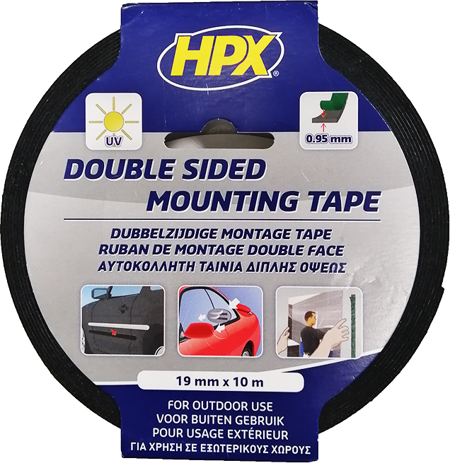 Φωτογραφία προϊόντος: HPX Ταινία Διπλής Όψης Mounting 19mm x 10m
