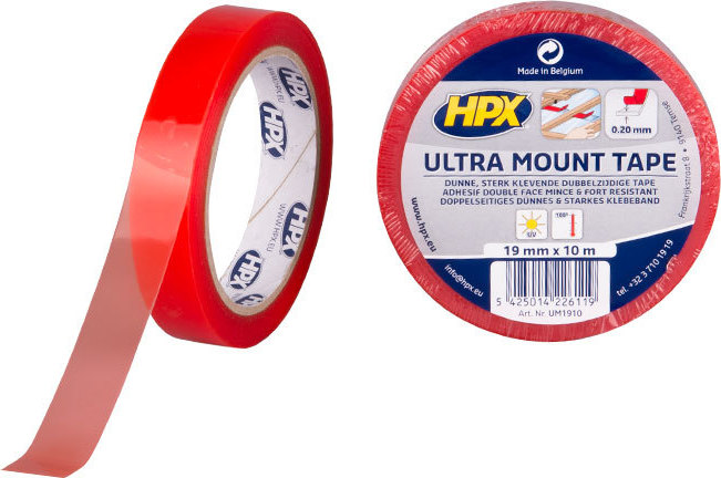 Φωτογραφία προϊόντος: HPX Ταινία Διπλής Όψης Ultra Mount UM1910 19mm x 10m