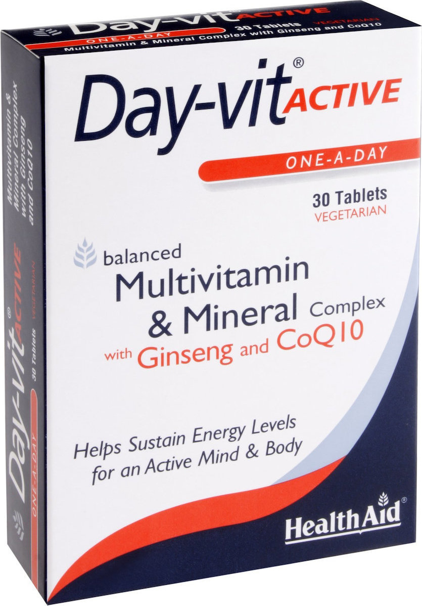 Φωτογραφία προϊόντος: Health Aid Day-Vit Active Co Q10 30 ταμπλέτες
