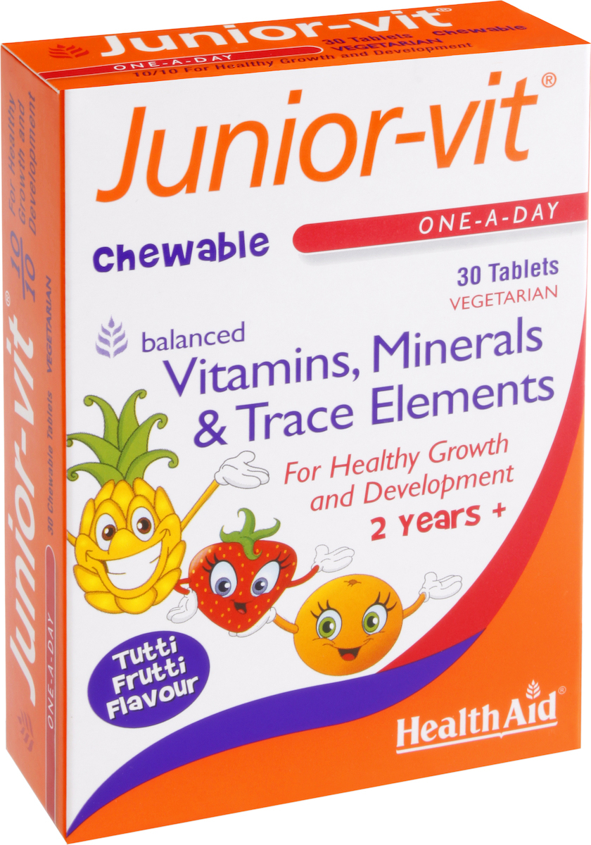 Φωτογραφία προϊόντος: Health Aid Junior-Vit 30 μασώμενες ταμπλέτες