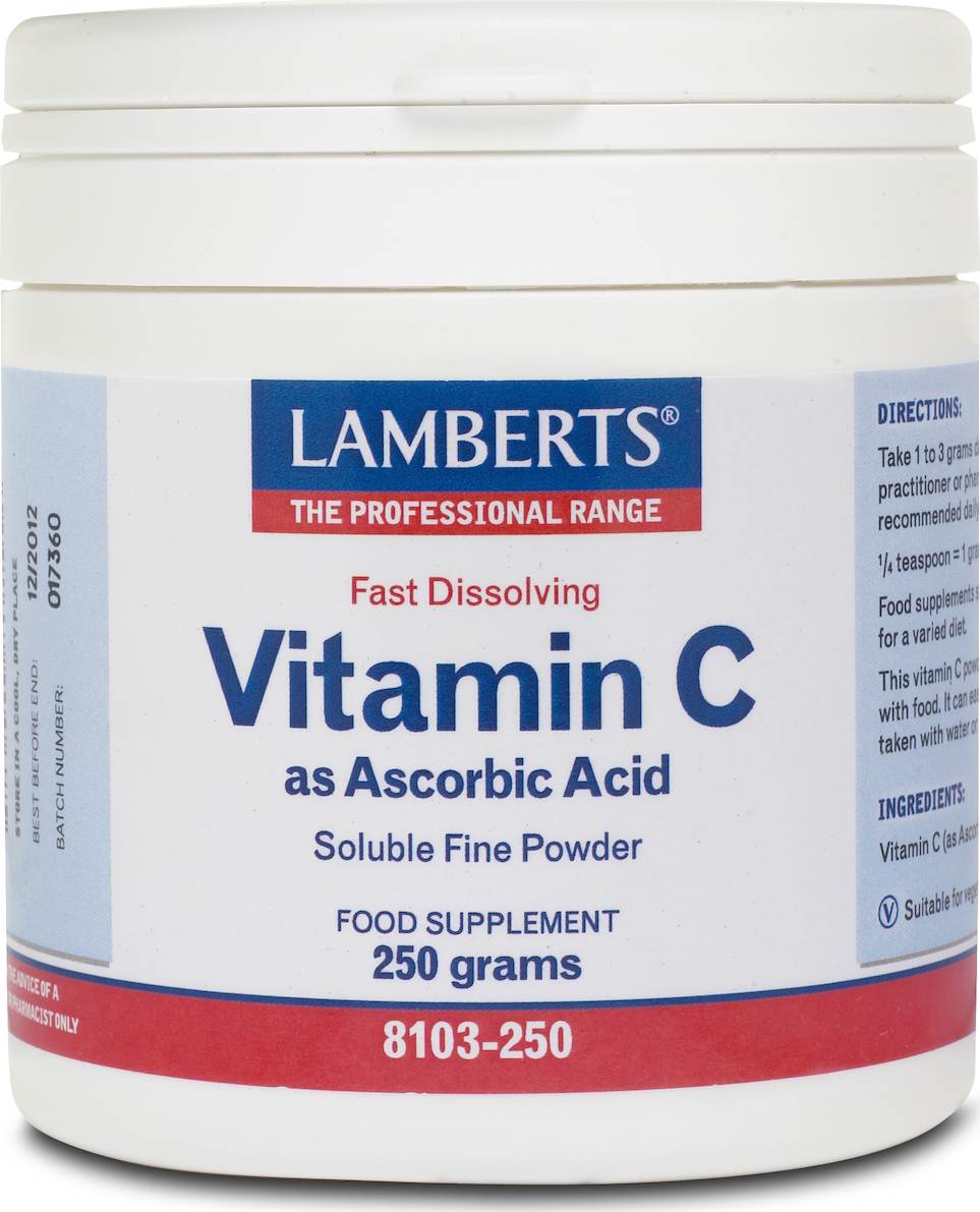 Φωτογραφία προϊόντος: Lamberts Vitamin C as Ascorbic Acid 250gr