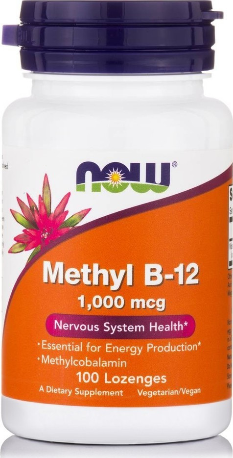 Φωτογραφία προϊόντος: Now Foods Methyl B-12 1000mcg 100 παστίλιες
