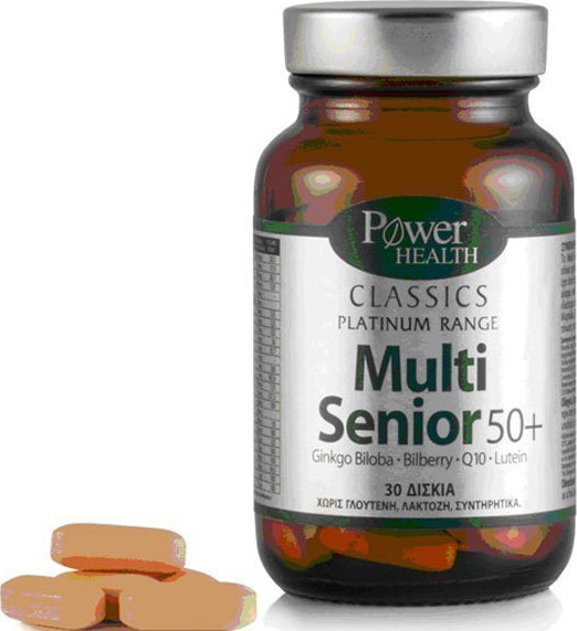 Φωτογραφία προϊόντος: Power Health Classics Platinum Range Multi Senior 50+ 30 ταμπλέτες