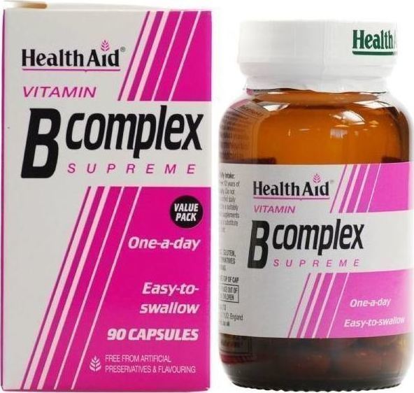 Φωτογραφία προϊόντος: Health Aid B Complex Supreme 90 κάψουλες