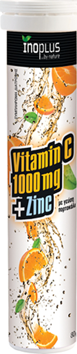 Φωτογραφία προϊόντος: Ino Plus Vitamin C 1000mg & Zinc 20 αναβράζοντα δισκία
