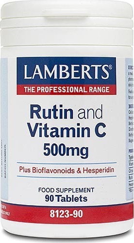 Φωτογραφία προϊόντος: Lamberts Rutin & C-500 & Bioflavonoids 90 ταμπλέτες