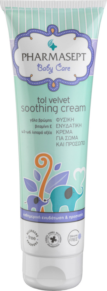 Φωτογραφία προϊόντος: Pharmasept Tol Velvet Baby Soothing Cream 150ml