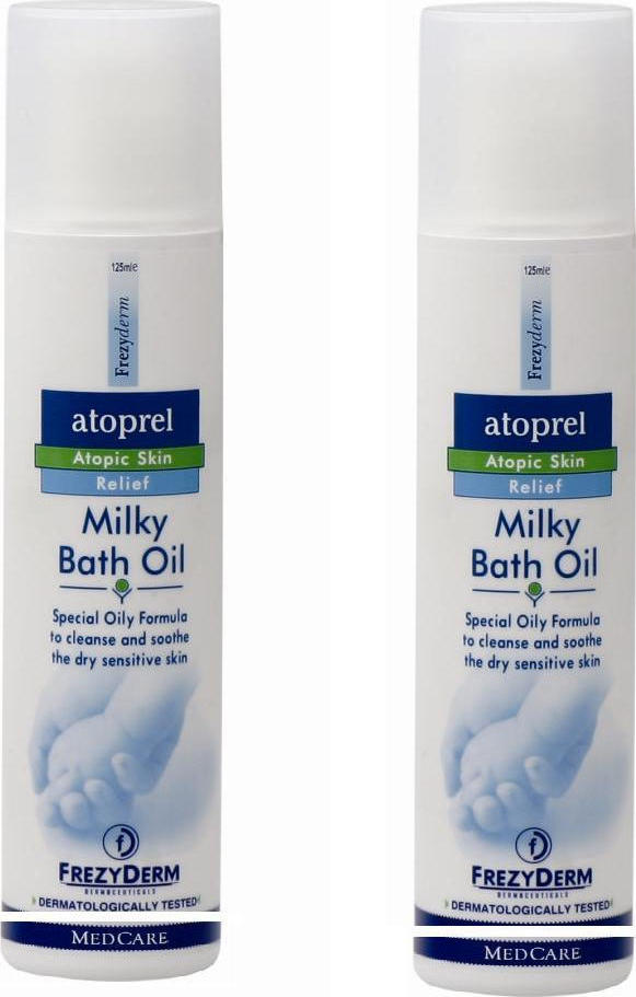 Φωτογραφία προϊόντος: Frezyderm Atoprel Milky Bath Oil 2*125ml