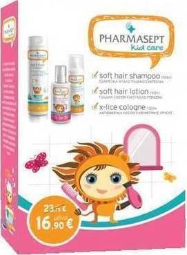 Φωτογραφία προϊόντος: Pharmasept Kid Care Girl Set Soft Hair Shampoo 300ml, Lotion X-Lice 100ml & Kid Soft Hair Lotion 150ml