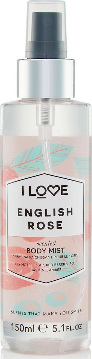 Φωτογραφία προϊόντος: I Love Cosmetics I love English Rose Body Mist 150ml