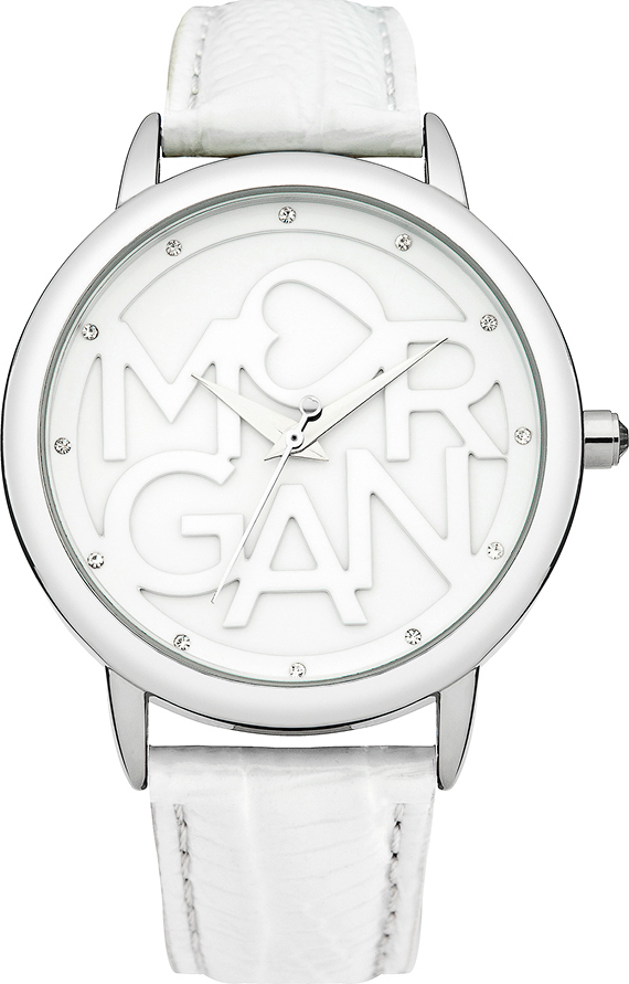 Φωτογραφία προϊόντος: Morgan De Toi Crystals White Leather Strap