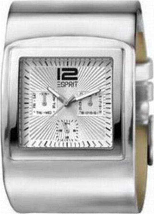 Φωτογραφία προϊόντος: Esprit Ladies Watch Funky Button Silver Leather Strap