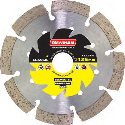 Φωτογραφία προϊόντος: Benman Διαμαντόδισκος Universal Classic 115mm 74480 1τμχ