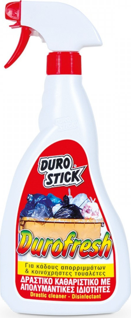 Φωτογραφία προϊόντος: Durostick Durofresh Δραστικό καθαριστικό για κάδους απορριμμάτων και τουαλέτες Spray 750ml