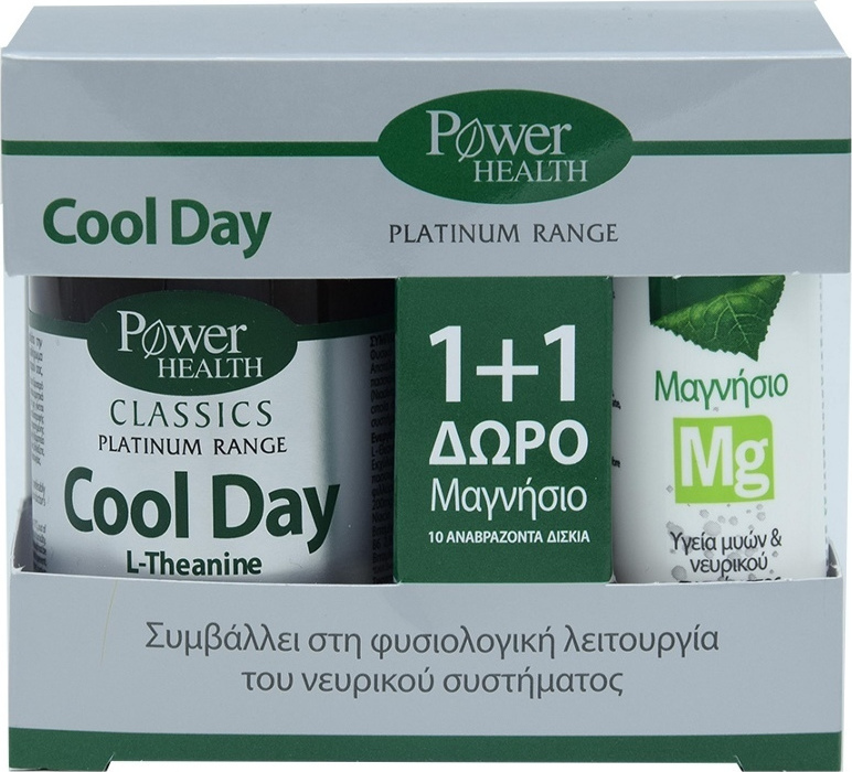 Φωτογραφία προϊόντος: Power Health Cool Day 30 ταμπλέτες + Μαγνήσιο Mg 10 αναβράζοντα δισκία