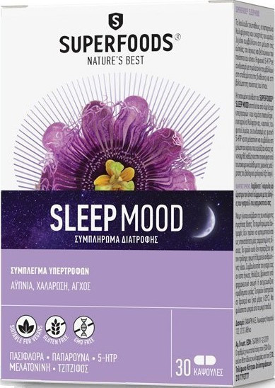 Φωτογραφία προϊόντος: Superfoods Sleep Mood 30 κάψουλες