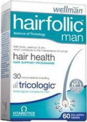 Φωτογραφία προϊόντος: Vitabiotics WellMan Hairfollic Man Tricologic 60 ταμπλέτες