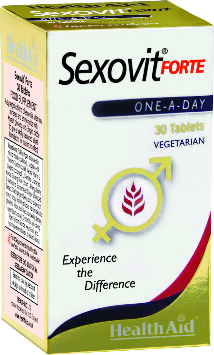 Φωτογραφία προϊόντος: Health Aid Sexovit Forte 30 ταμπλέτες