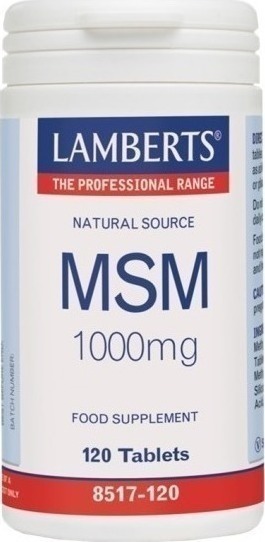 Φωτογραφία προϊόντος: Lamberts Msm 1000mg 120 ταμπλέτες
