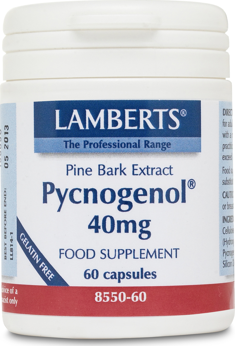 Φωτογραφία προϊόντος: Lamberts Pycnogenol 40mg 60 κάψουλες