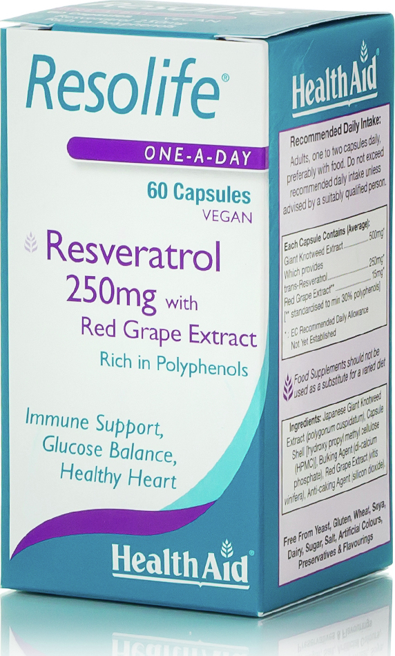 Φωτογραφία προϊόντος: Health Aid Resolife 250mg 60 κάψουλες