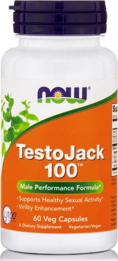 Φωτογραφία προϊόντος: Now Foods TestoJack 100 60 φυτικές κάψουλες