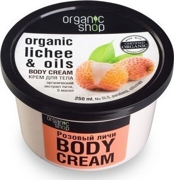 Φωτογραφία προϊόντος: Organic Shop Body Cream Pink Lychee 250ml