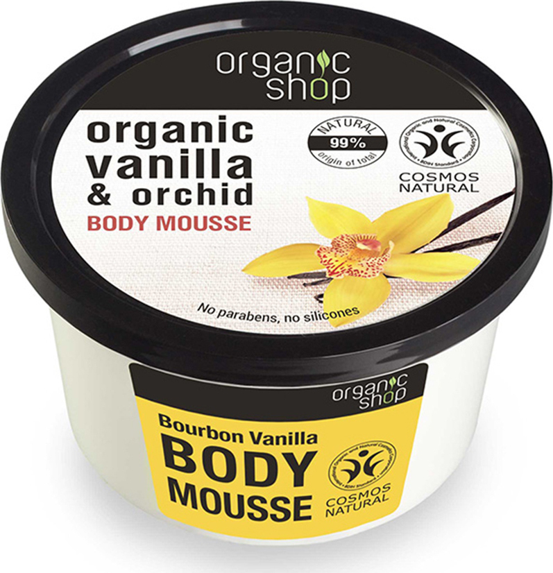 Φωτογραφία προϊόντος: Organic Shop Organic Shop Vanilla & Orchid Body Mousse 250ml