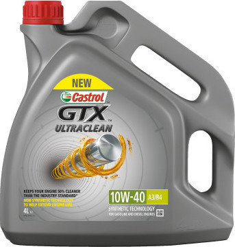 Φωτογραφία προϊόντος: Castrol GTX Ultraclean A3/B4 10W-40 4lt