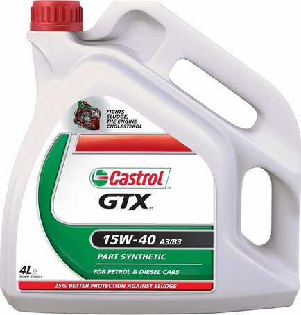 Φωτογραφία προϊόντος: Castrol GTX 15W-40 A3/B3 4L