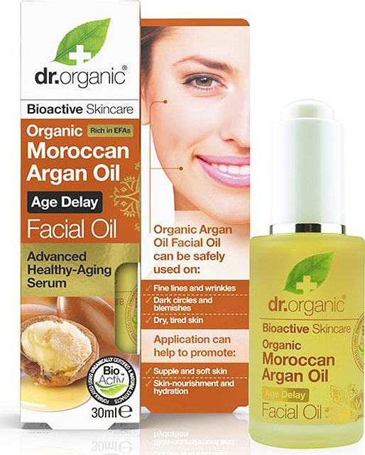 Φωτογραφία προϊόντος: Dr.Organic Moroccan Argan Facial Oil Age Delay 30ml