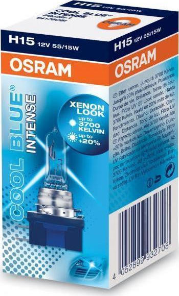 Φωτογραφία προϊόντος: Osram H15 Cool Blue Intense 12V 1τμχ