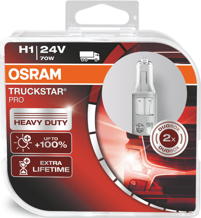 Φωτογραφία προϊόντος: Osram H1 Truckstar Pro 24V 2τμχ Box