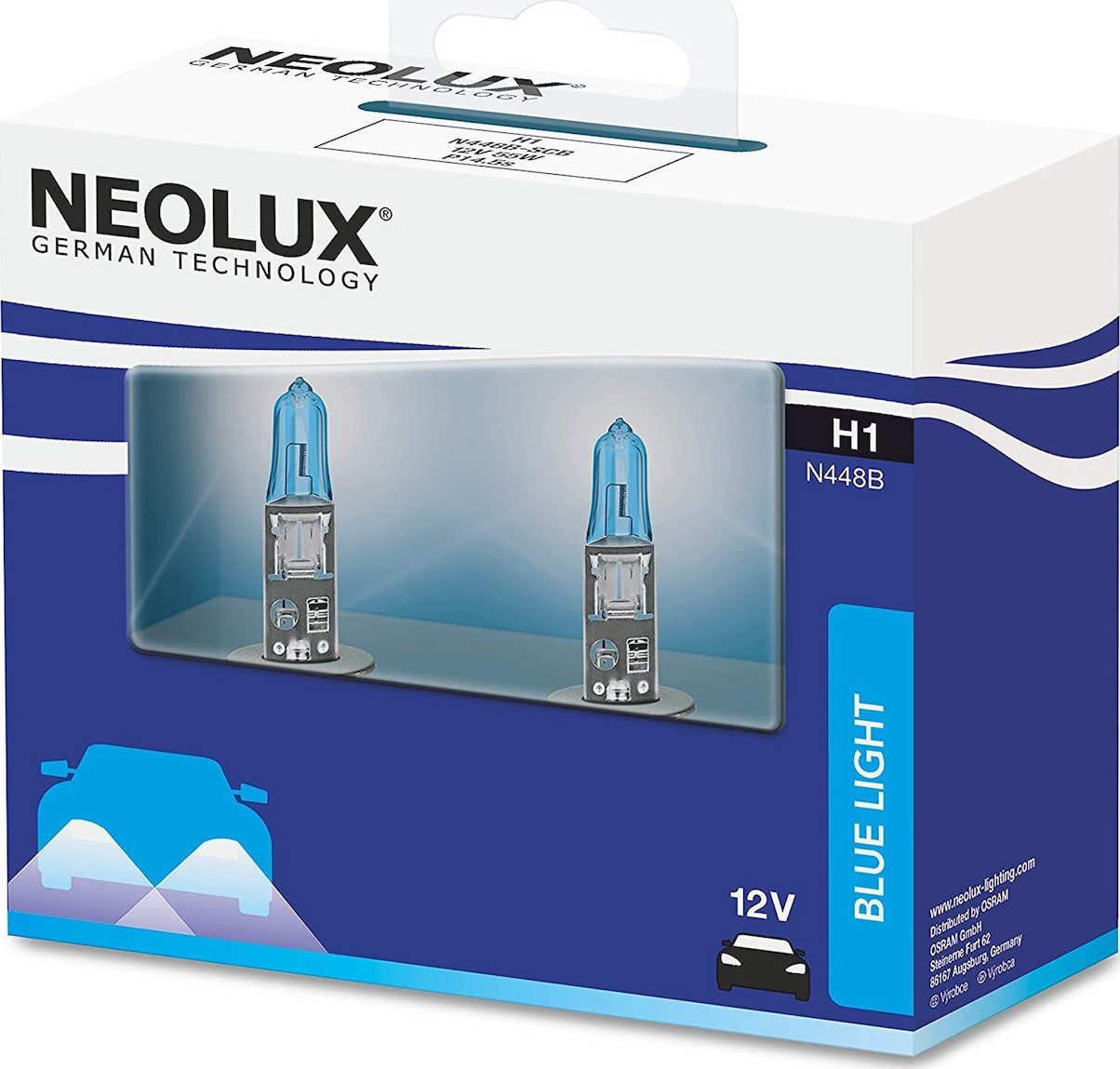 Φωτογραφία προϊόντος: Neolux H1 Blue Light 12V 2τμχ