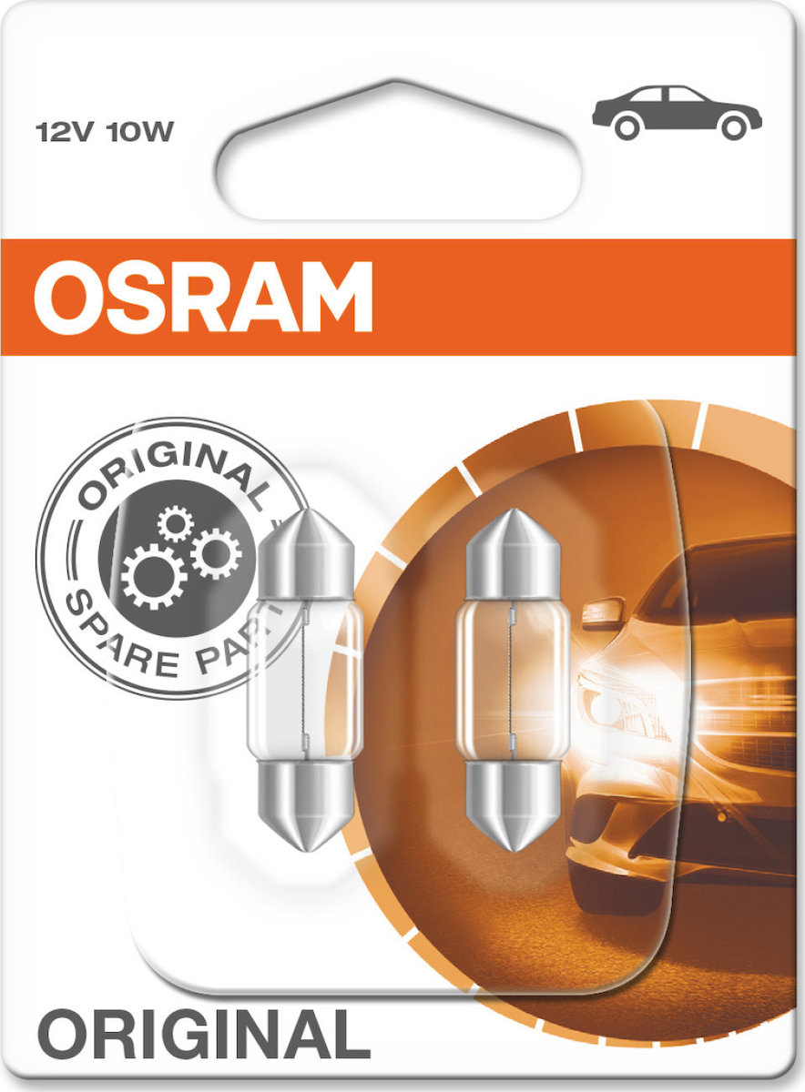 Φωτογραφία προϊόντος: Osram C5W Original Line 31mm Festoon 12V 2τμχ Blister