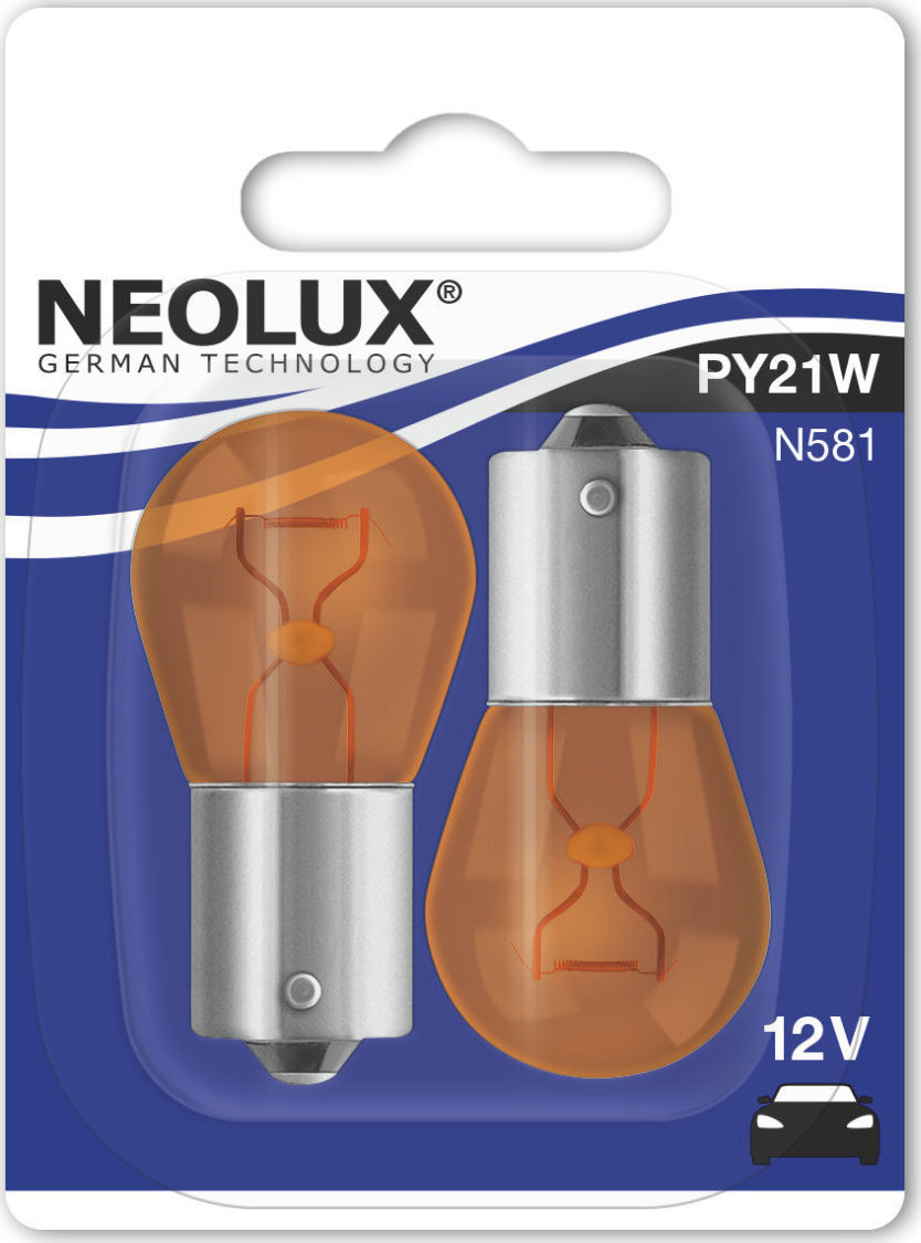 Φωτογραφία προϊόντος: Neolux PY21W-BAU15s Standard 12V 21W 2τμχ